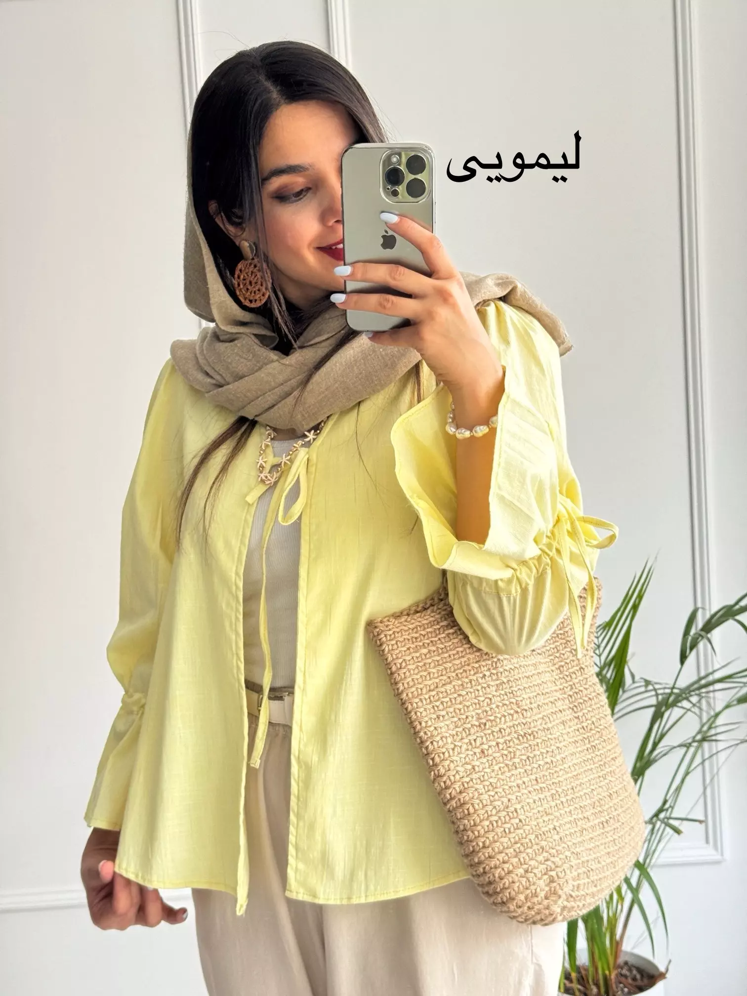 مانتو شومیزی لینن ژینا